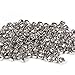 eborder 1/2 inch Jingle Bells Craft Bells Set for Kids, Craft and Christmas Decoration, 120 Pieces (Silver)