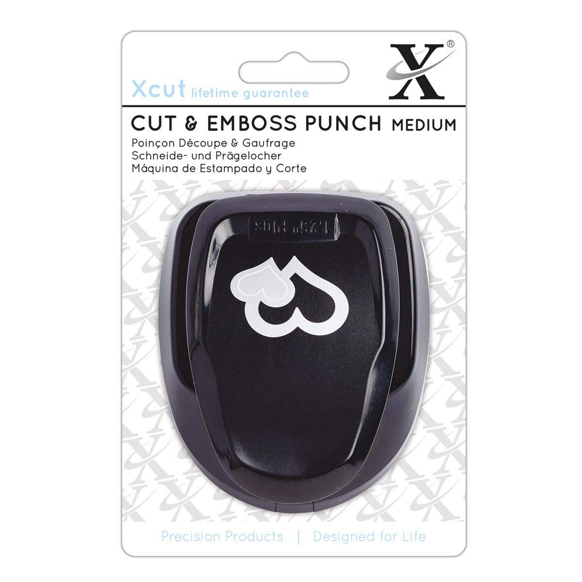 Xcut Embossing Punch, Black, One Size