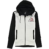 Reebok Womens Walk Out Hoodie Sweatshirt, White, Large