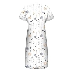 Short Sleeve Sundresses for Women Women's 2024