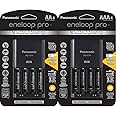 Panasonic eneloop pro Advanced Battery Charger Bundle with AA and AAA Batteries