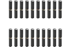 MOUNTAIN_ARK 20 Pack 2-1/2" x 3/8" Weld On Bullet Hinges, Steel Weldable Barrel Hinges for Trailer Gate, BBQ Smoker