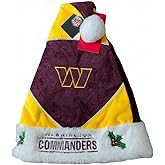 FOCO NFL Colorblock Santa Hat– Limited Edition Hat– Show Your Team Spirit with Officially Licensed Football Holiday Fan Gear