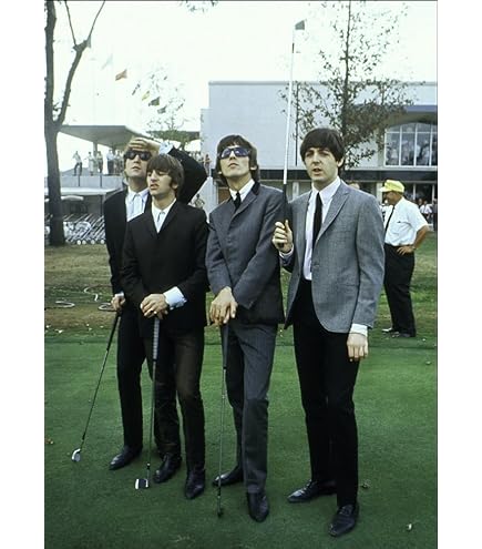 Amazon.com: The Beatles on stage Photo Print (10 x 8