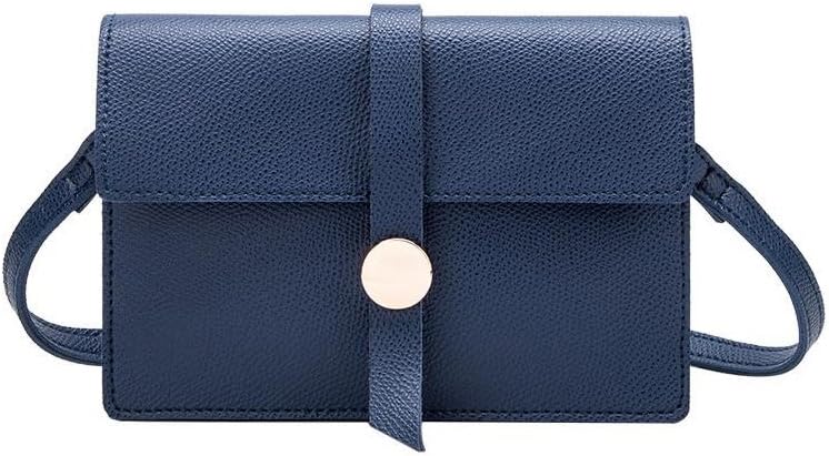 Nicky Vegan Leather Mini Crossbody, Navy