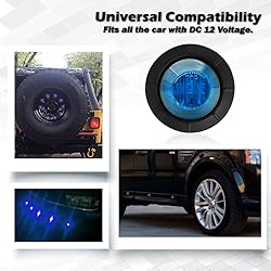 Meerkatt 20 Pcs 3/4 Inch Miniature Round Blue 3 LED