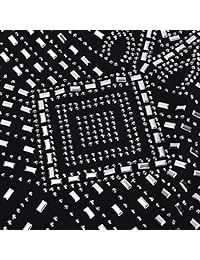 Marpressel - Body sin mangas con cuello redondo y ajustado, color negro