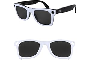 HILEEN Polarized External Mount Clip-on for Ray-Ban Meta Wayfarer RW4008&Gen 2 RW4012 Large 53-22 for Men Women UV Protection