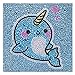 Diamond Painting for Kids Full Drill Paint with Diamonds Rhinestone Picture Arts (Whale)