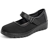 ACANER Women’s Mary Jane Shoes for Bunions Comfortable Orthotic Dress Shoes Non-Slip Orthopedic Work Shoes