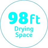 Minky Retractable Duo Reel Washing Line Grey 30m Drying Space view 8