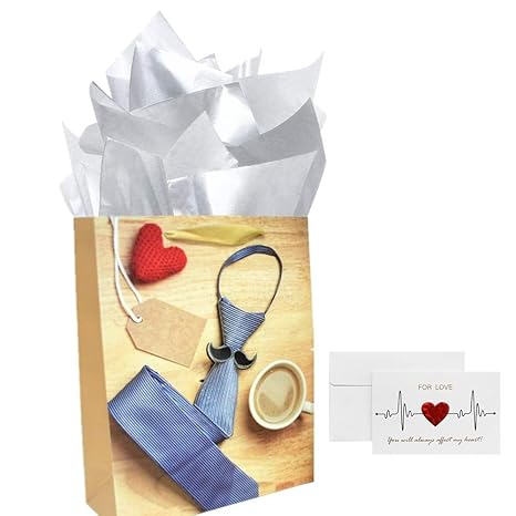 valentines gift bag for him