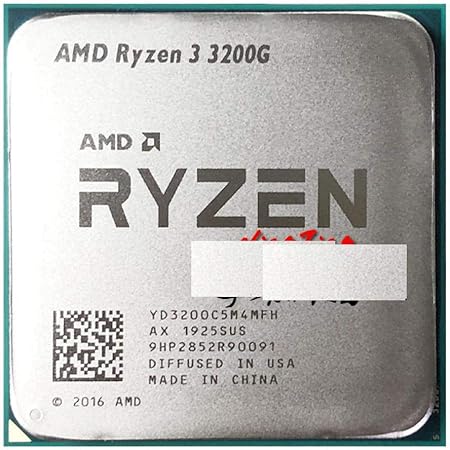 Amazon Com Amd Ryzen 3 30g R3 30g 3 6 Ghz Quad Core Quad Thread 65w Cpu Processor L3 4m Yd3400c5m4mfh Socket Am4 Office Products