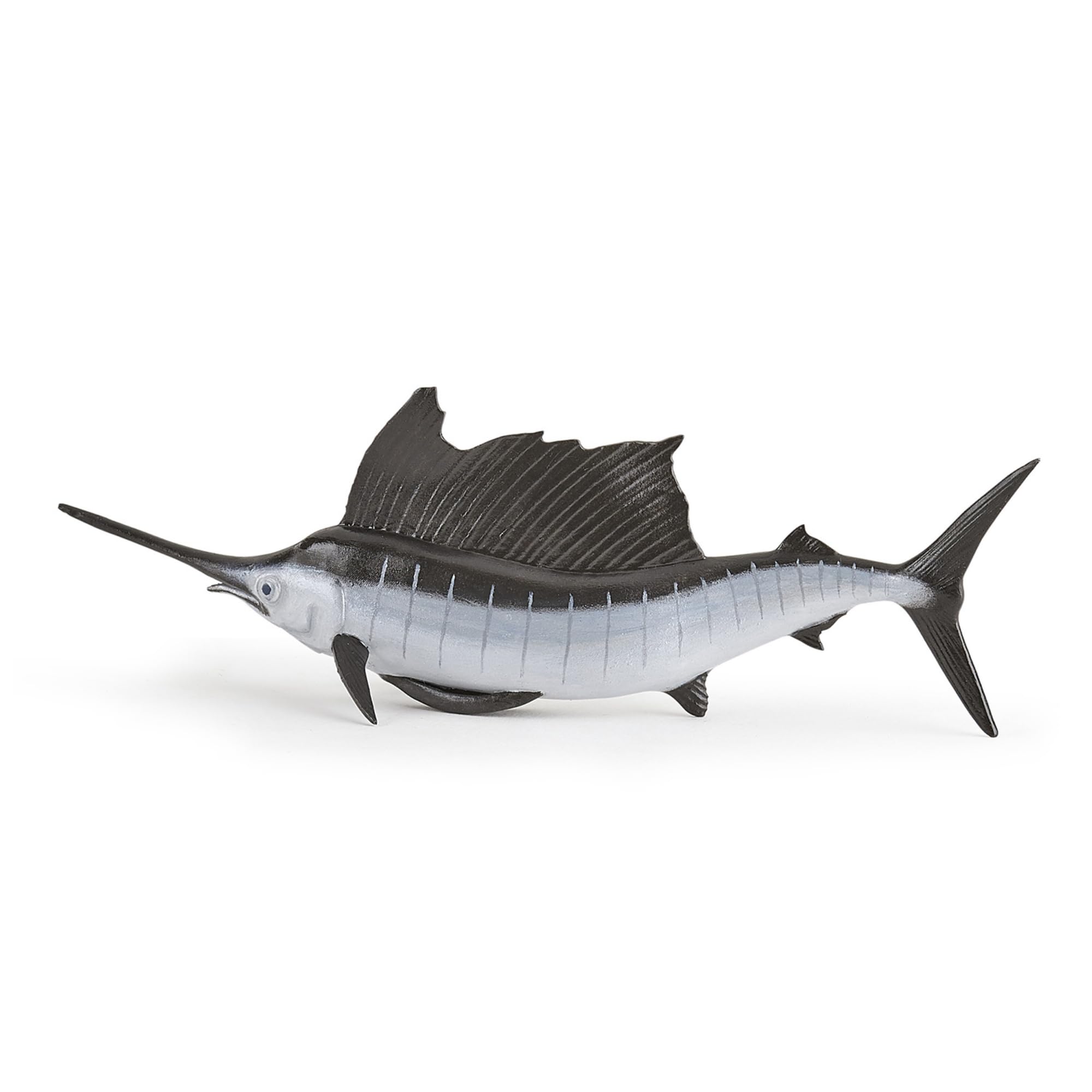 Papo - Pacific sailfish - Figurine - 3 years old - Sea Animals Collection - Durable and Educational Toy - Hand Painted - 13,00 x 2,50 x 4,70 cm - Children's Toy - Gift Idea - pacific sailfish