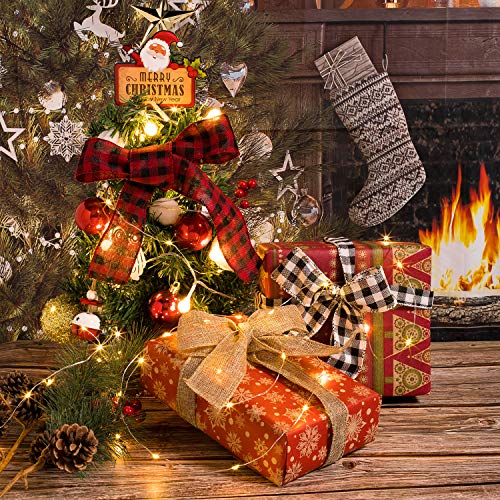 3 Whaline+Christmas+Ribbons+Wrapping+Decoration