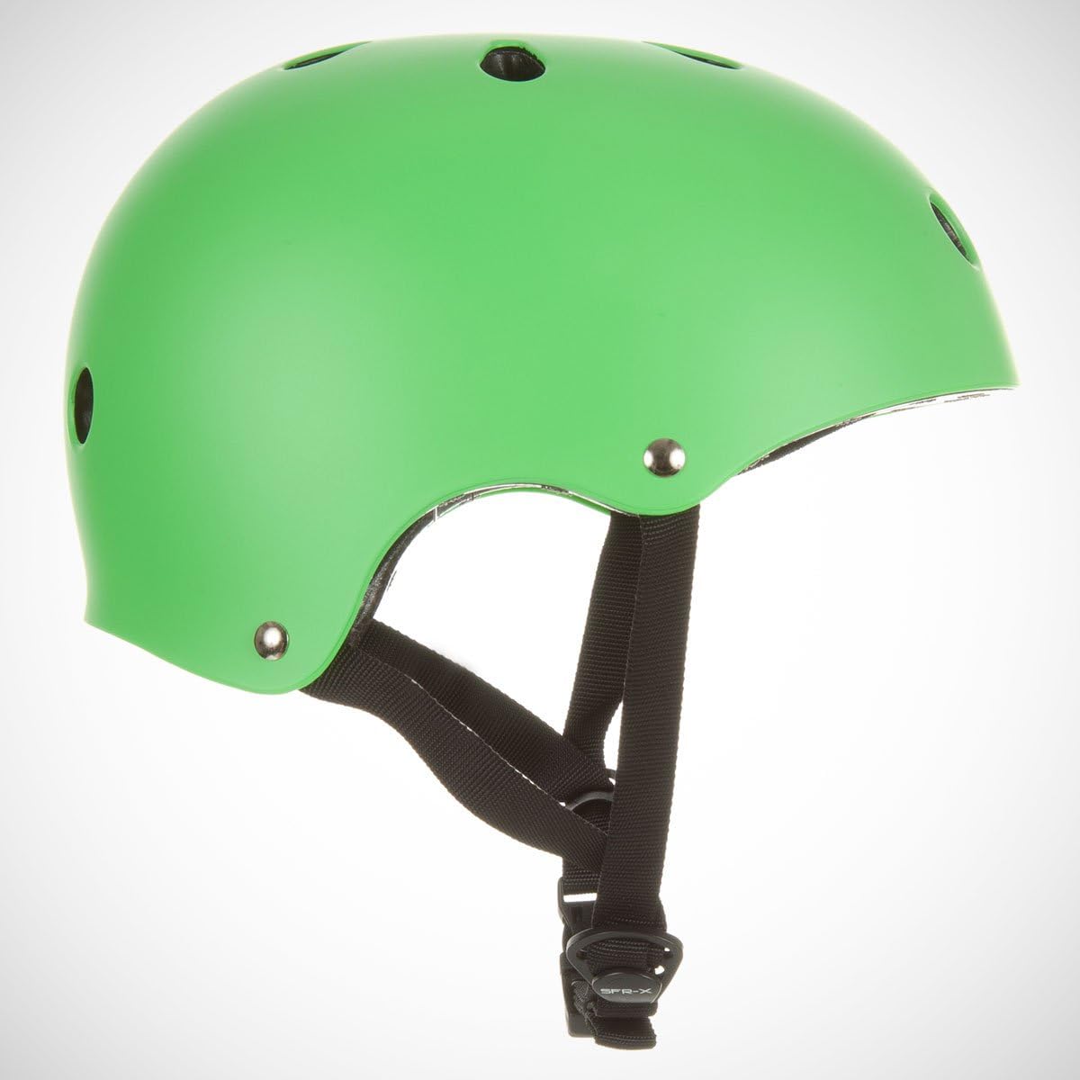 SFR Essentials Childs Helmet - Matt Fluo Green Kids Small/Medium, Matt Green, S/M - Image 4