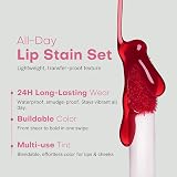 bayfree Lip Tint Stain Set Long Lasting Waterproof Matte Finish view 2