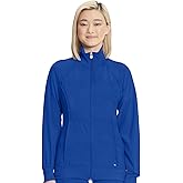 Cherokee Infinity Womens Zip Front Jacket With 2 Pockets Contemporary Fit Back Shoulder Yokes & Front Princess Seams- 2391A