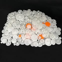 300PCS Small Motor Gears Plastic Gears for Motor RC