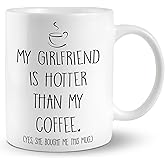 JRTW Boyfriend Coffee Mug, Best Boyfriend Gifts Coffee Mug Cup for Him from Girlfriend