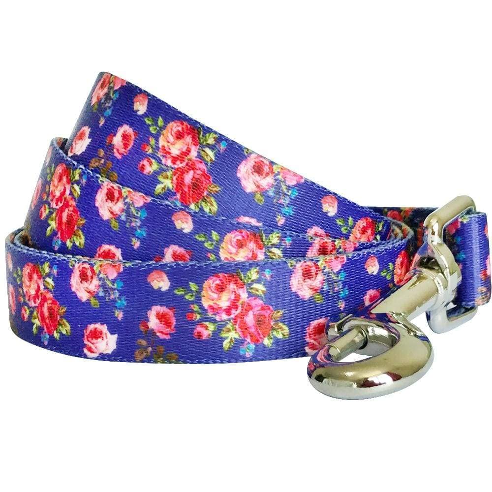 Blueberry pet, cherry pink or macaroons pattern dog leash, matching necklace sold separately.