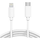 TALK WORKS USB C to Lightning Cable iPhone Charger 3ft Short Heavy Duty Cord - Fast Charging Power Delivery PD MFI Certified