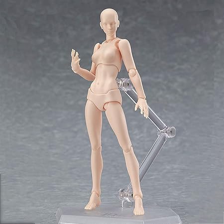 Amazon Com Avicir Artists Manikins Movable Paint Mannequin Mandatory Doll For Drawing Action Figure Model Skin Color Human Mannequin Man And Woman Set Female