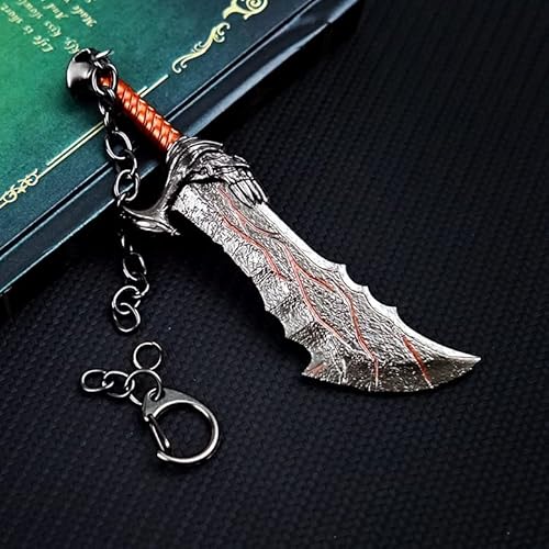 AEI Hobby GOW4 Logo Keychain Kratos Axe Knife Key Chains Sword