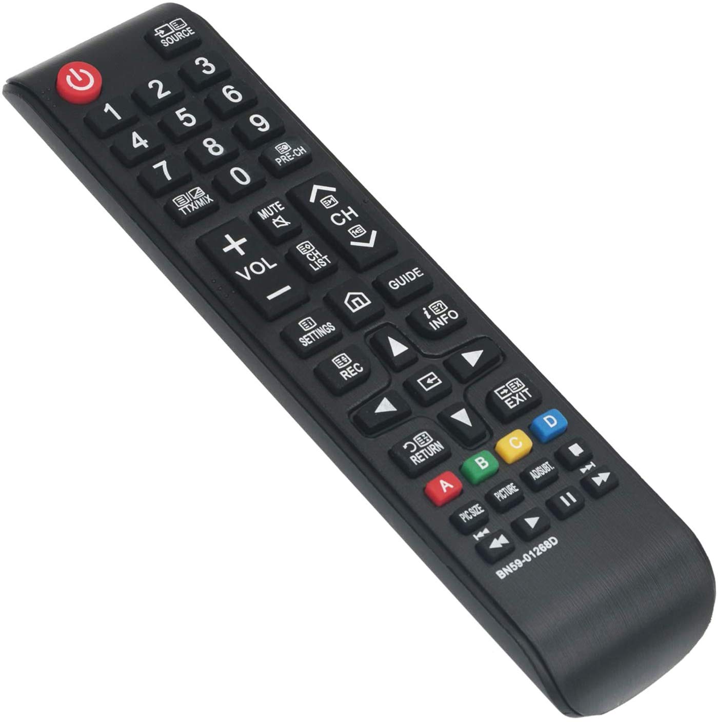 ALLIMITY Remote Control BN59-01268D sub BN59-01303A Replaced for Samsung TV UE43MU6100 UE43MU6120 UE43MU6122 UE43MU6125 UE43MU6192 UE43MU6199 UE43NU7400 UE49M5500 UE49M5510 UE49M5525 UE49M5600