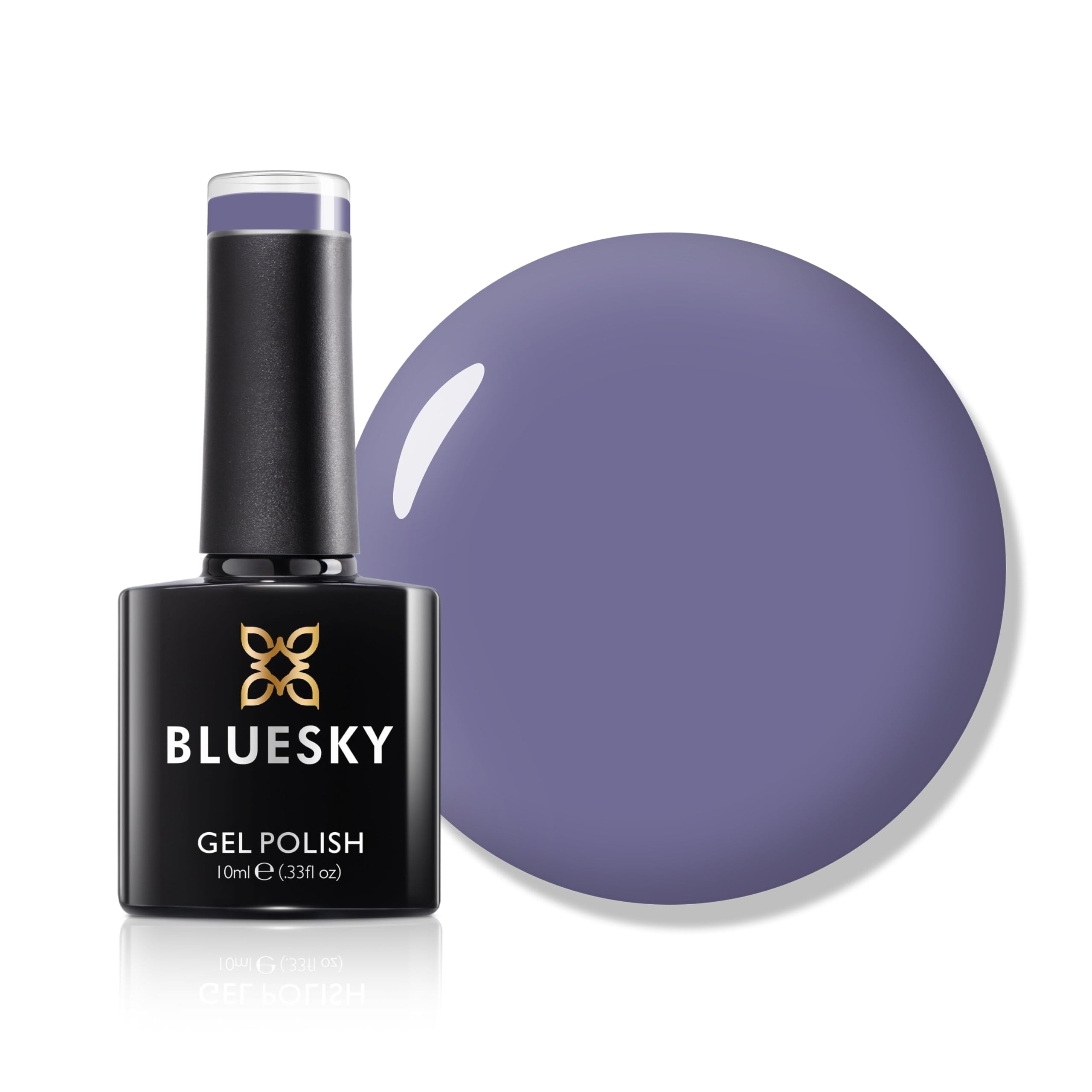 Bluesky Gel Nail Polish Blue Grey Color Qxg122 (Requires Drying Under UV LED Lamp) 10ml — image 1