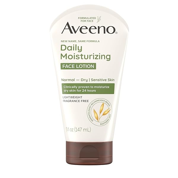 AVEENO DAILY MOISTURIZING FACE LOTION WITH SOOTHING PREBIOTIC...