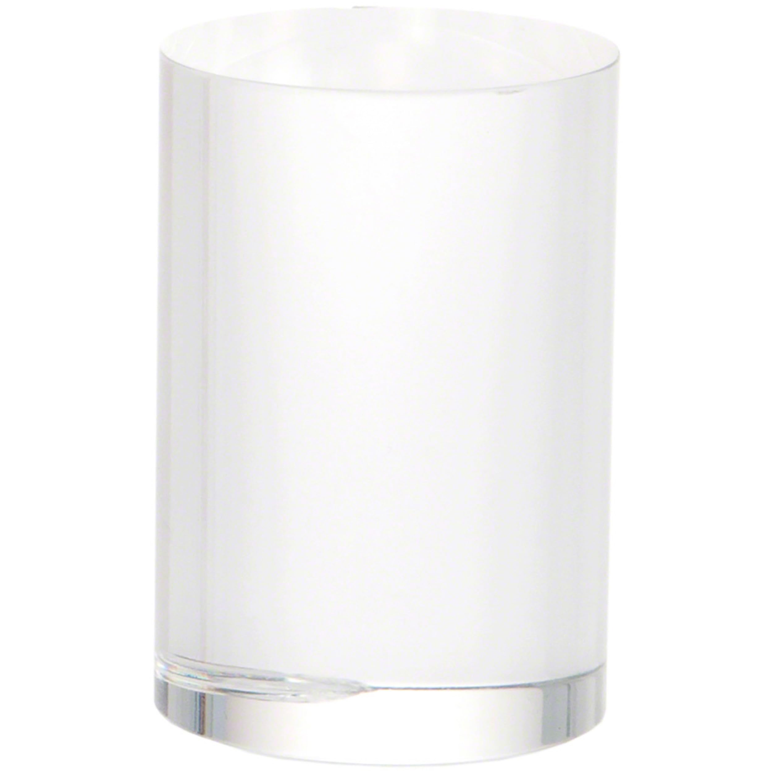 Plymor Clear Acrylic Solid Cylinder Round Display