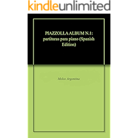 PIAZZOLLA ALBUM N.1: partituras para piano (Spanish Edition) book cover
