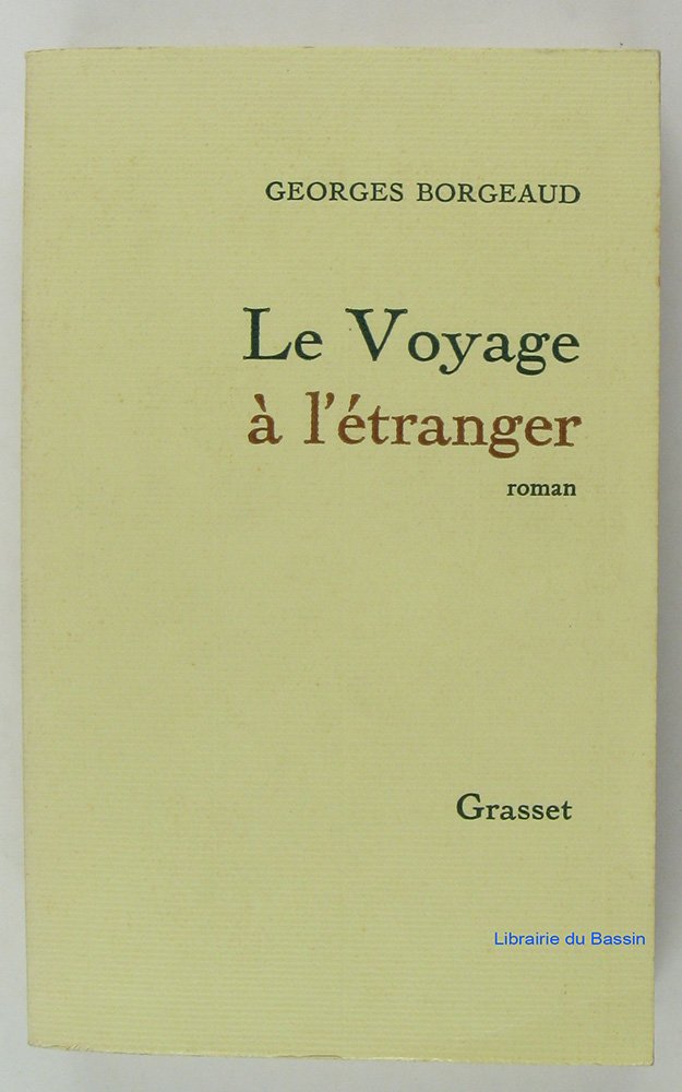 couverture de : Le Voyage &agrave; l'&eacute;tranger