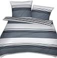 Janine Bettwäsche Palermo 3076 08 Grau Mako Satin | Onlineshop