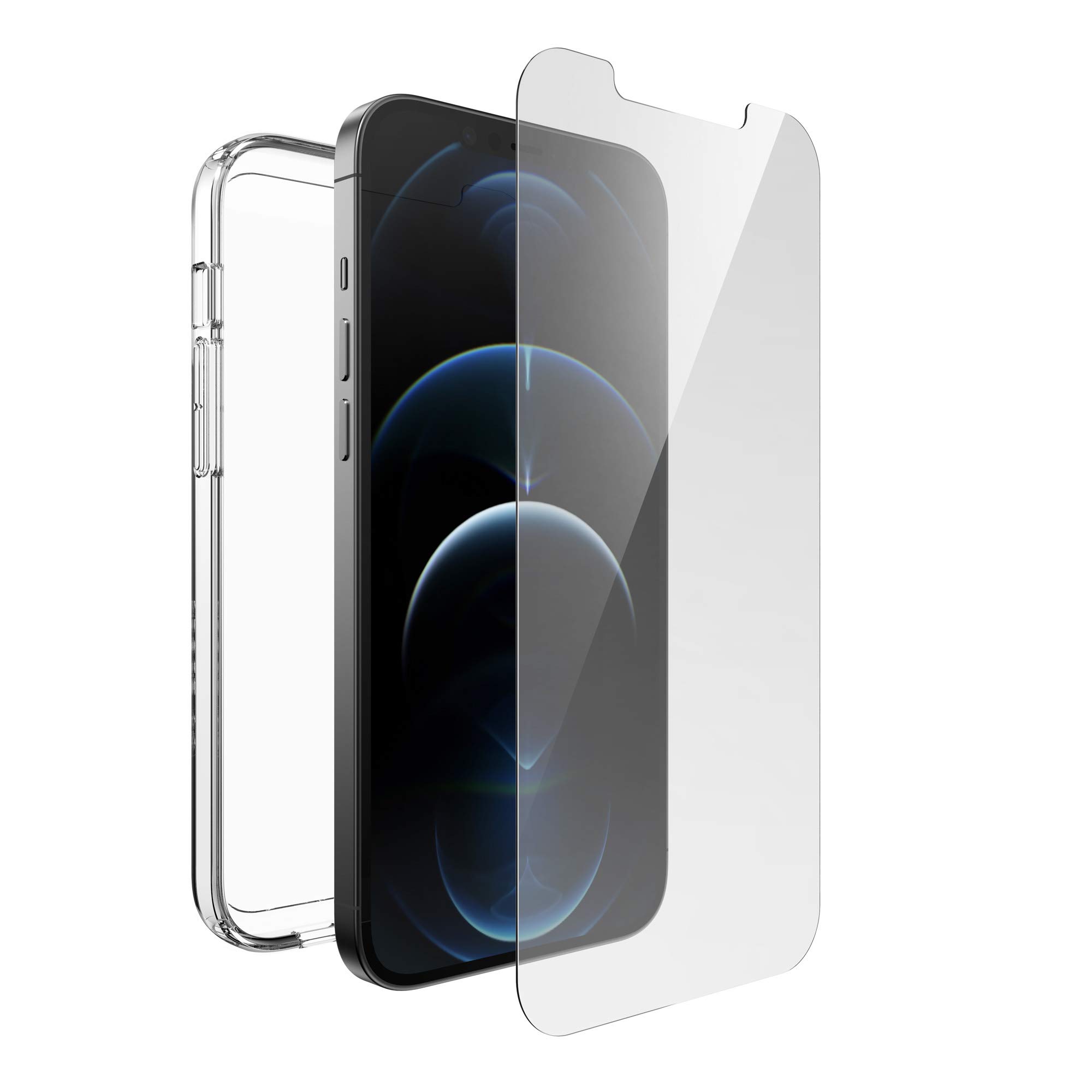 Speck Products Gemshell + Screen Protector Bundle Clear / Clear iPhone 12 Pro Max