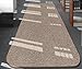 House, Home and More Skid-Resistant Carpet Runner - Pebble Beige - 6 Feet X 27 Inches