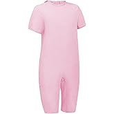 EEOST Adaptive Clothing for Kids Special Needs Autism Sensory Jumpsuit Anti-Strip Romper with Back Zipper Sizes 3-16 Years