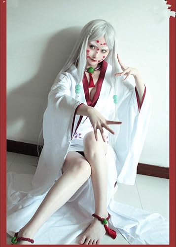 Amazon 鬼滅の刃 蜘蛛鬼 累の母蜘蛛 和服 きめつの刃 十二鬼月 下弦之伍 コスプレ衣装 Cosplayコスチューム パーティー Rakueshop M コスプレ 仮装 通販