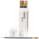 Blackwing 602 Pencils, Firm Japanese Graphite, Gunmetal Gray, 12 Count