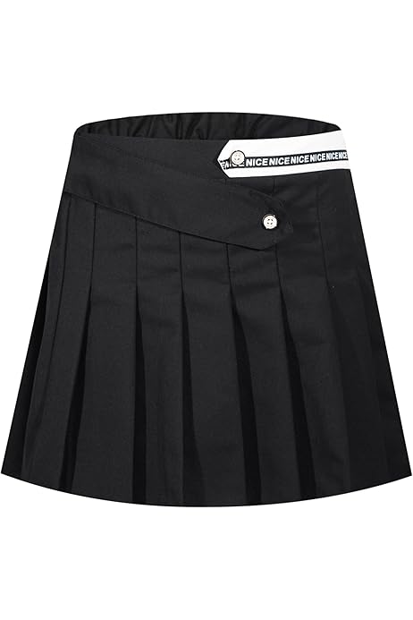 Toddler Athletic Shorts Girls' Pleated Tennis Skirt (5-14 Years