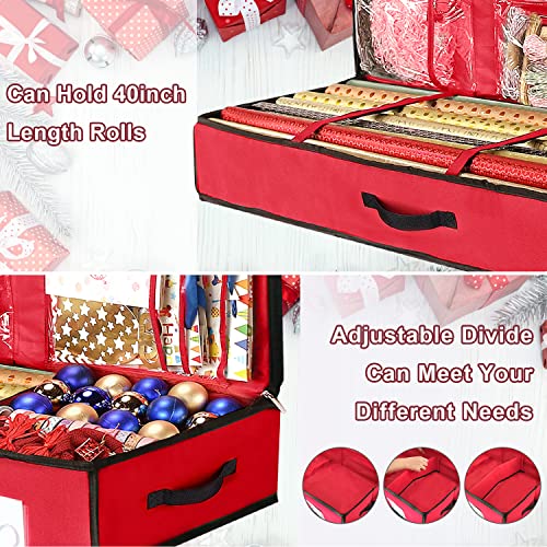 SumDirect 14x40inch Wrapping Paper Storage Containers - Gift Wrap ...