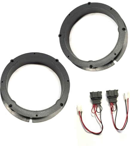 Volkswagen (Golf Mk5, Mk6 and T5) 165mm speaker adapter panels rings - PH Automotive