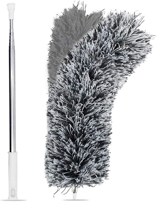 Extendable Feather Duster Long Handle111 Inch Telescopic Cobweb