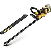 Hedge Trimmer Cordless for Dewalt 20V MAX Battery (No Battery), 20 inch Electric Bush Shrub Edge Trimmer, Brushless Motor, Po