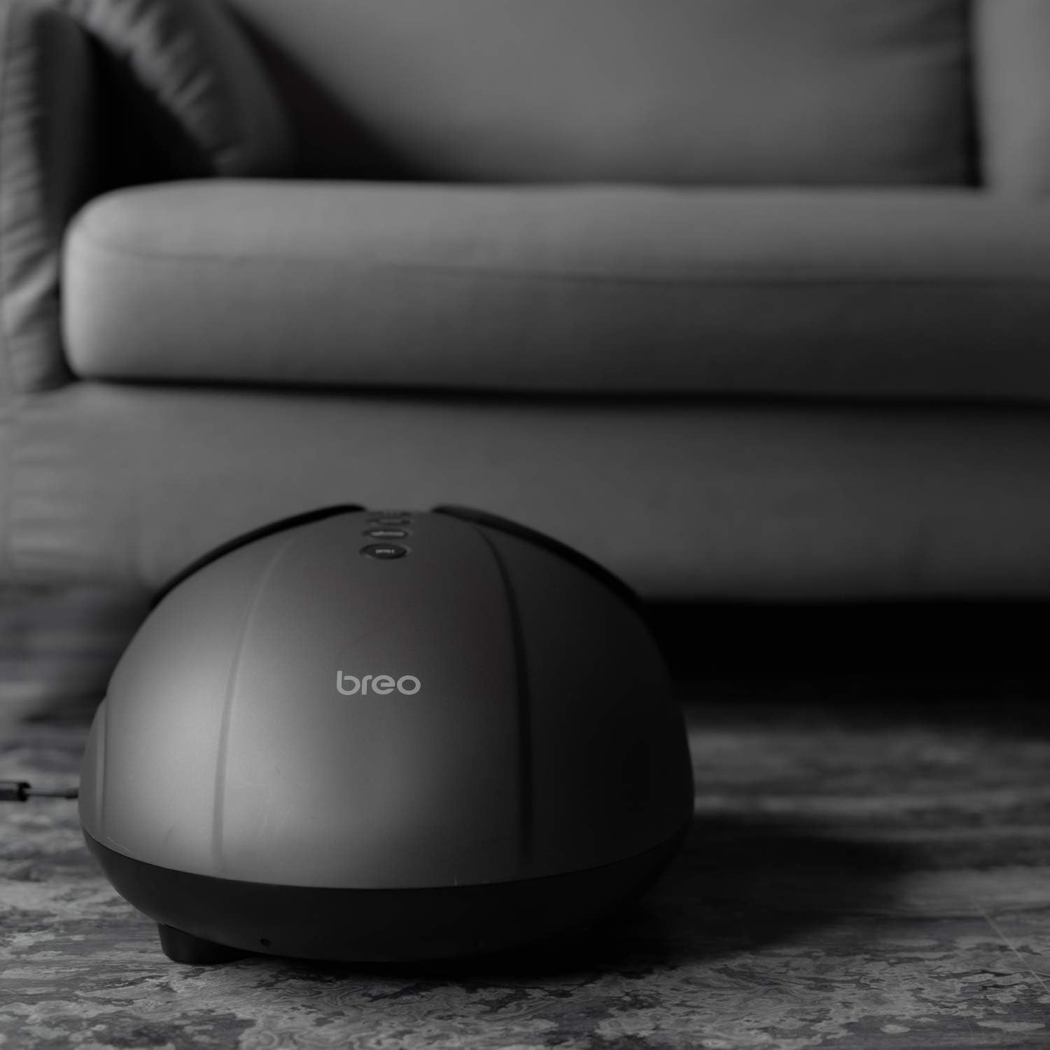 Breo Foot Massager with Heat, Deep Rolling Kneading Therapy Massage Air Compression, Relieve Foot Pain for Up to Size 11: Health & Personal Care