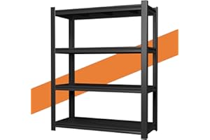 OLLRRACT Garage Shelving,2000LBS Heavy Duty Storage Shelves,Heavy Duty Shelving for Utility Shelves, Storage Racks Metal Shelving and Shelving Units, Storage Garage Industrial Shelving