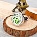 HOUSWEETY Car Air Freshener Aromatherapy Essential Oil Diffuser - Tree of Life Stainless Steel Locket,11 Refill Pads (with Gift Bag)