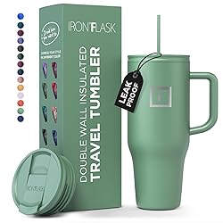IRON °FLASK Co-Pilot Insulated Mug w/Straw & Flip