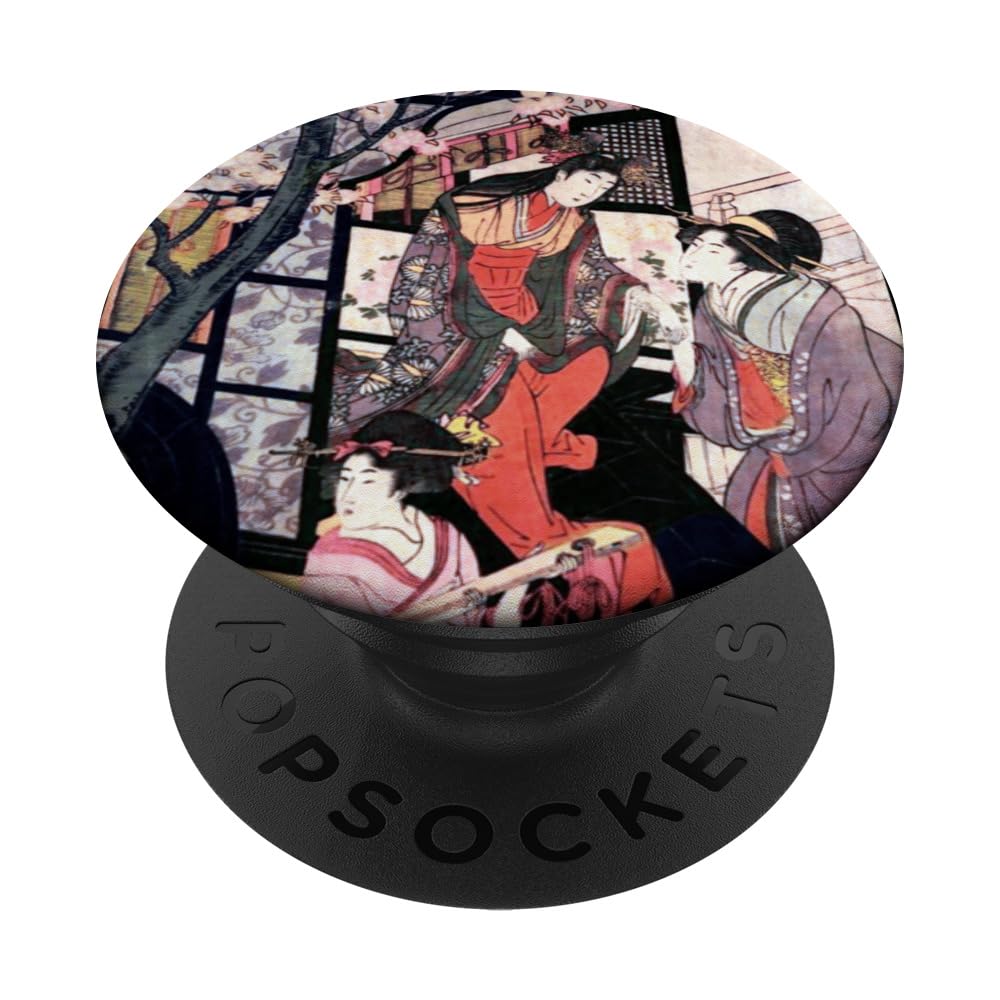 Japanese Art Ukiyo-e Print PopSockets Swappable PopGrip